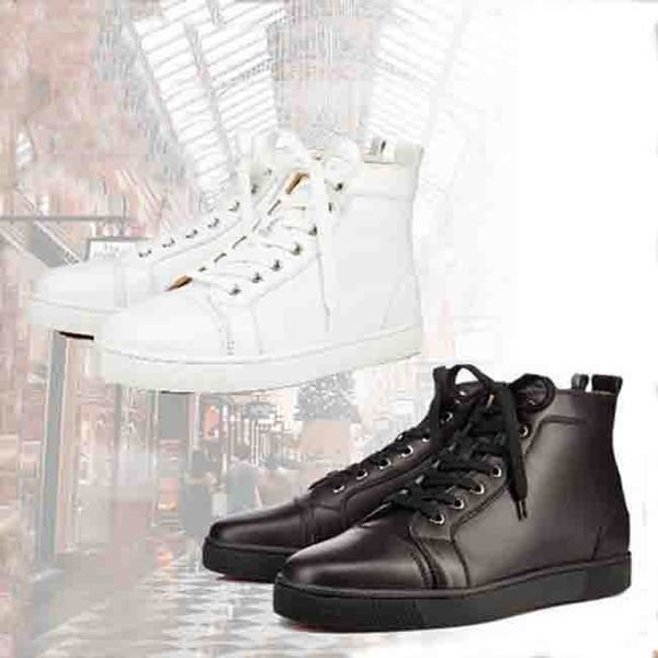 red bottoms men women shoes high sneakers black white genuine leather fashion casual shoes dress party jogging walking gift
red bottoms men women shoes high sneakers black white genuine leather fashion casual shoes dress party jogging walking gift