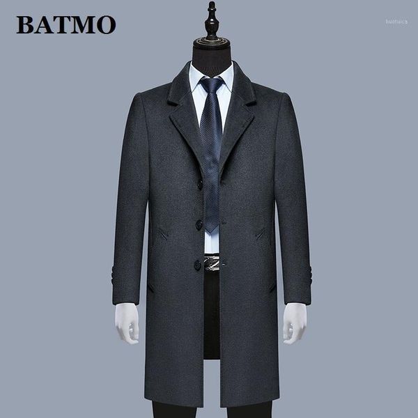 batmo 2020 new arrival winter wool long thicked trench coat men,men's wool jackets ,plus-size m-4xl1, Black
batmo 2020 new arrival winter wool long thicked trench coat men,men's wool jackets ,plus-size m-4xl1, Black