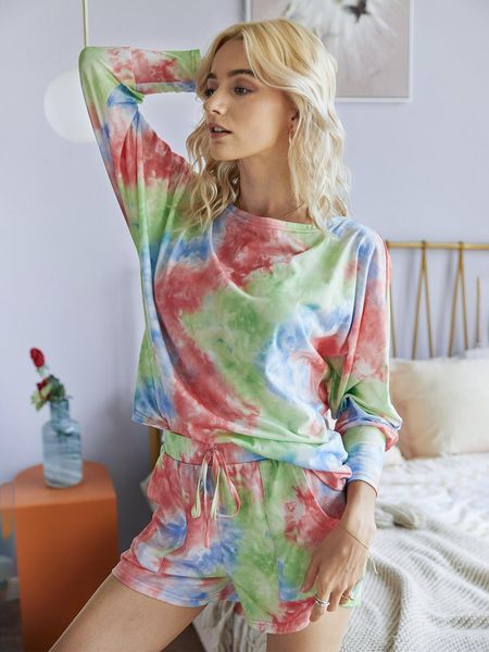 original design fashion print casual shorts two-piece suit tie dye set women clothes loose summer q1211, Gray
original design fashion print casual shorts two-piece suit tie dye set women clothes loose summer q1211, Gray