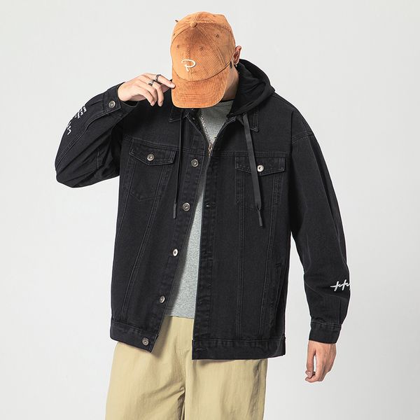 men's brim pants denim with black hood blue jacket spring autumn 2020 fashion clothes plus size oversize m-5xl b20b, Black;brown
men's brim pants denim with black hood blue jacket spring autumn 2020 fashion clothes plus size oversize m-5xl b20b, Black;brown