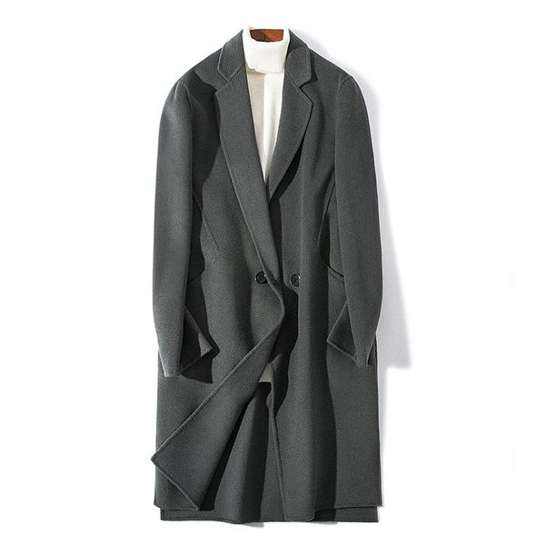 windbreaker men's new autumn and winter wool coat men's medium length double faced woolen coat, Tan;black
windbreaker men's new autumn and winter wool coat men's medium length double faced woolen coat, Tan;black