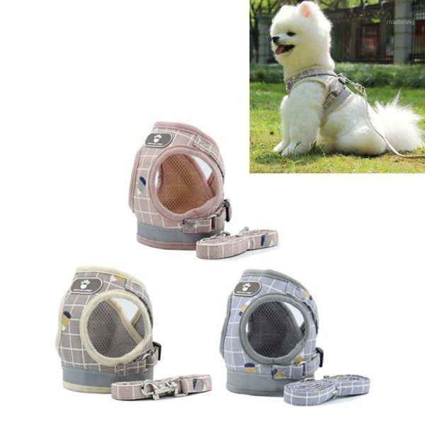 pet dog cat harness with leash adjustable vest walking reflective soft breathable plaid collar for puppy medium large dogs c421
pet dog cat harness with leash adjustable vest walking reflective soft breathable plaid collar for puppy medium large dogs c421