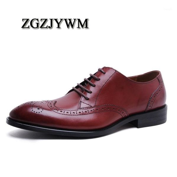 dress shoes zgzjywm wing tip leather men's business lace-up red/black formal brogue pointed toe carved oxfords vintage flats shoes1
dress shoes zgzjywm wing tip leather men's business lace-up red/black formal brogue pointed toe carved oxfords vintage flats shoes1