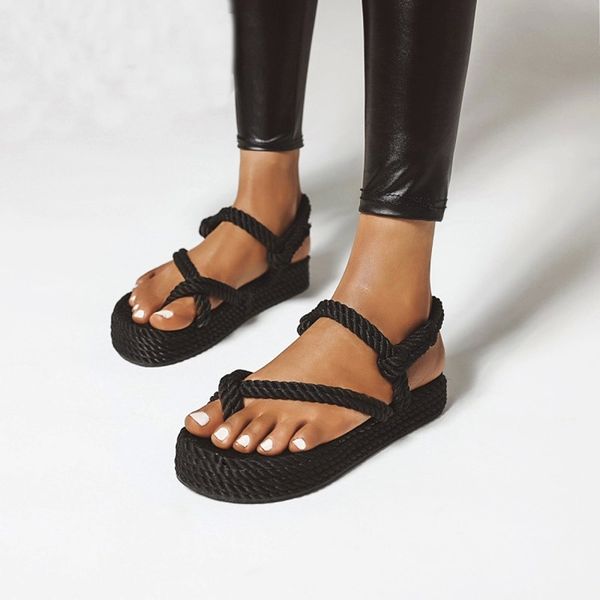 women summer sandals hemp rope fisherman weaving sandals platform cross sandalia feminina shoes lady size 43 black #9o9d
women summer sandals hemp rope fisherman weaving sandals platform cross sandalia feminina shoes lady size 43 black #9o9d