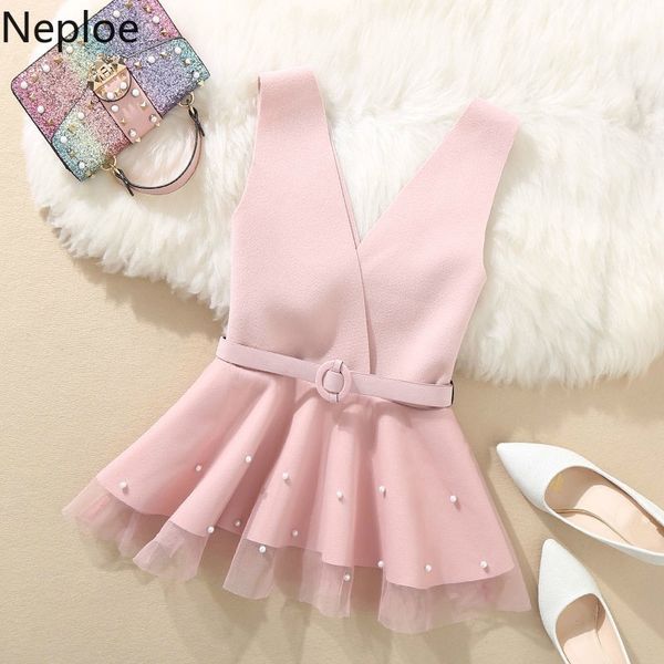 neploe autumn winter sleeveless beading vest v neck pink patchwork mesh tanks slim waist belt pullover elegant camis 46975 y200422, White
neploe autumn winter sleeveless beading vest v neck pink patchwork mesh tanks slim waist belt pullover elegant camis 46975 y200422, White