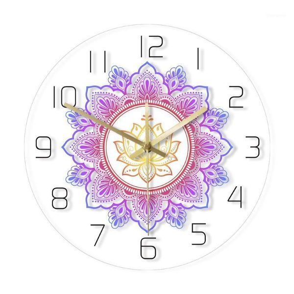 mandala with lotus flower modern acrylic wall clock living room bedroom yoga studio wall decoration bohemian style watch1
mandala with lotus flower modern acrylic wall clock living room bedroom yoga studio wall decoration bohemian style watch1