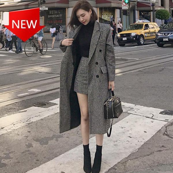 breasted vintage long tweed coat+mini a line skirt autumn winter blazer suit plus size high street 2 piece set for women1, White
breasted vintage long tweed coat+mini a line skirt autumn winter blazer suit plus size high street 2 piece set for women1, White