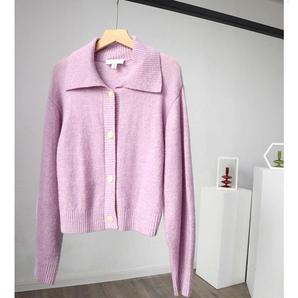 os pink sweater coat alpaca big lapel short knitted cardigan women's spring and autumn, White;black
os pink sweater coat alpaca big lapel short knitted cardigan women's spring and autumn, White;black