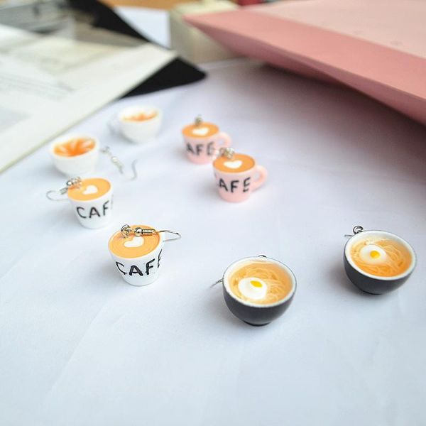 dangle & chandelier funny imitation resin egg noodles dumpling soup drop earrings creative coffee eardrop holiday leisure jewelry, Silver
dangle & chandelier funny imitation resin egg noodles dumpling soup drop earrings creative coffee eardrop holiday leisure jewelry, Silver