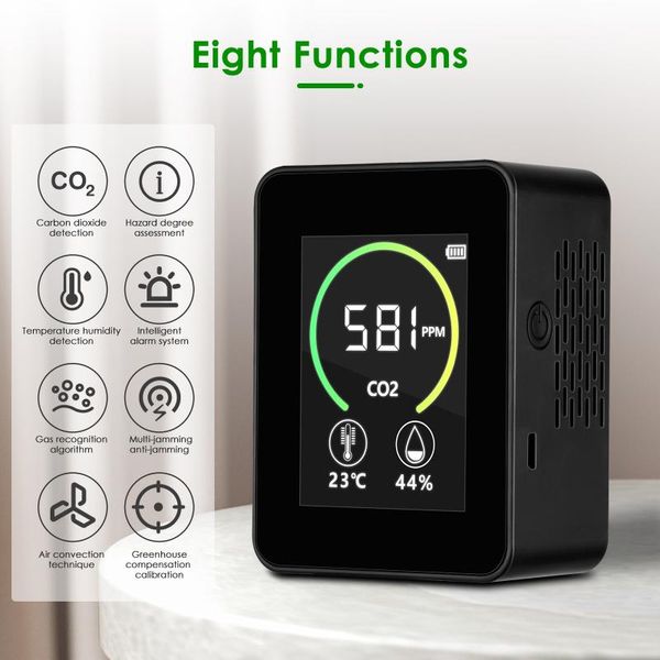 air purifiers co2 carbon quality measuring device detector 400-5000 ppm range intelligent tester dioxide
air purifiers co2 carbon quality measuring device detector 400-5000 ppm range intelligent tester dioxide