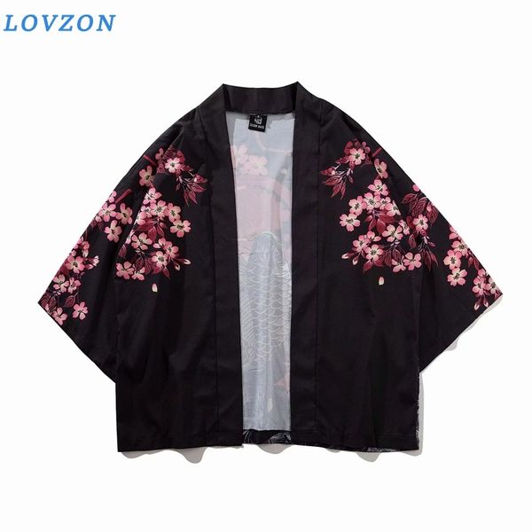 summer mens kimono shirt japanese koi cardigan jackets patterns open stitch fish print harajuku clothing, Black;brown
summer mens kimono shirt japanese koi cardigan jackets patterns open stitch fish print harajuku clothing, Black;brown