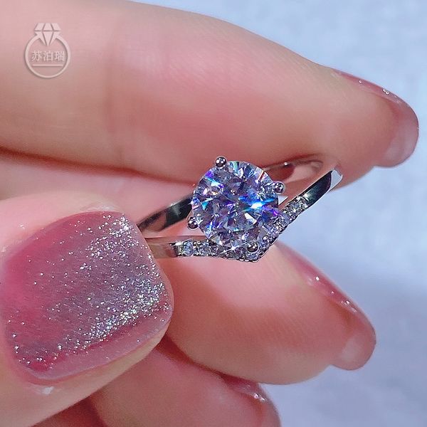 crown style ring real moissanite ring size 6.5mm 1ct one cart fashion design 925 sterling silver lab diamonds ring for women
crown style ring real moissanite ring size 6.5mm 1ct one cart fashion design 925 sterling silver lab diamonds ring for women