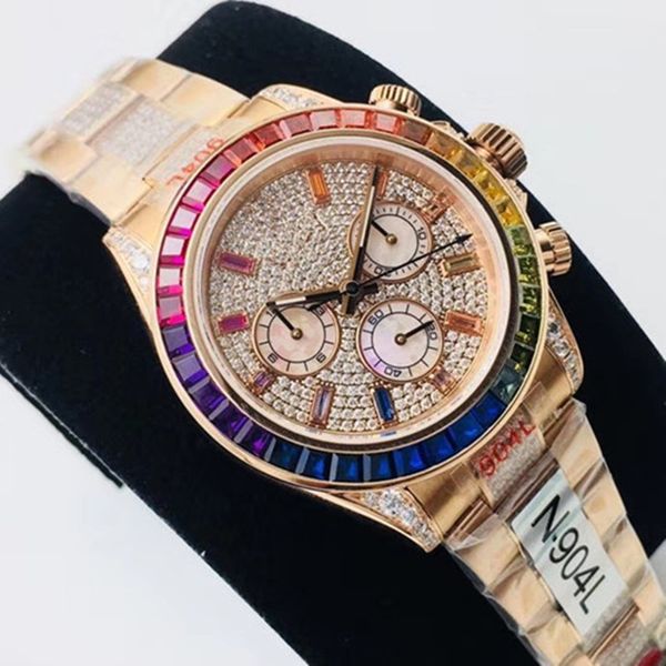 wrist watches gold watch diamond watch 2020 high-quality waterproof timing function 40mm handmade diamond luxury watch 904l stainless steel, Slivery;brown
wrist watches gold watch diamond watch 2020 high-quality waterproof timing function 40mm handmade diamond luxury watch 904l stainless steel, Slivery;brown