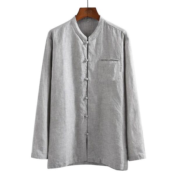 2020 men's long sleeve shirts 100%pure linen summer casual white shirts man stand collar shirt male blouse y2643, White;black
2020 men's long sleeve shirts 100%pure linen summer casual white shirts man stand collar shirt male blouse y2643, White;black