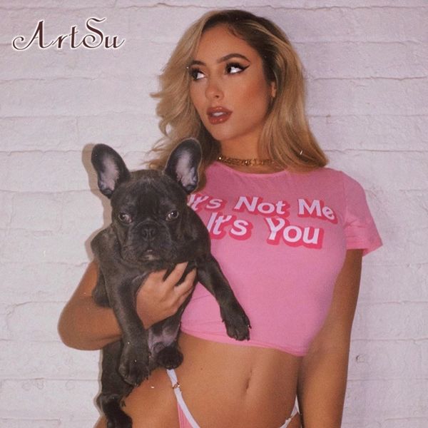 artsu pink casual cotton letter print o neck crop 2020 skinny short sleeve tshirt female streetwear club asts21472 t200525, White
artsu pink casual cotton letter print o neck crop 2020 skinny short sleeve tshirt female streetwear club asts21472 t200525, White