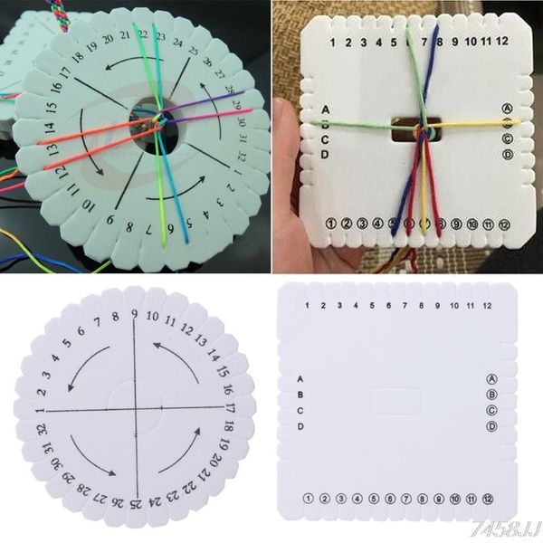 2pcs/set round and square kumihimo beading cord disc/disk braiding braided plate g22 drop ship, Black
2pcs/set round and square kumihimo beading cord disc/disk braiding braided plate g22 drop ship, Black