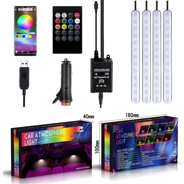 car led light bluetooth app neon lights multiple modes color usb atmosphere lighting kit wireless remote control car accessories1
car led light bluetooth app neon lights multiple modes color usb atmosphere lighting kit wireless remote control car accessories1