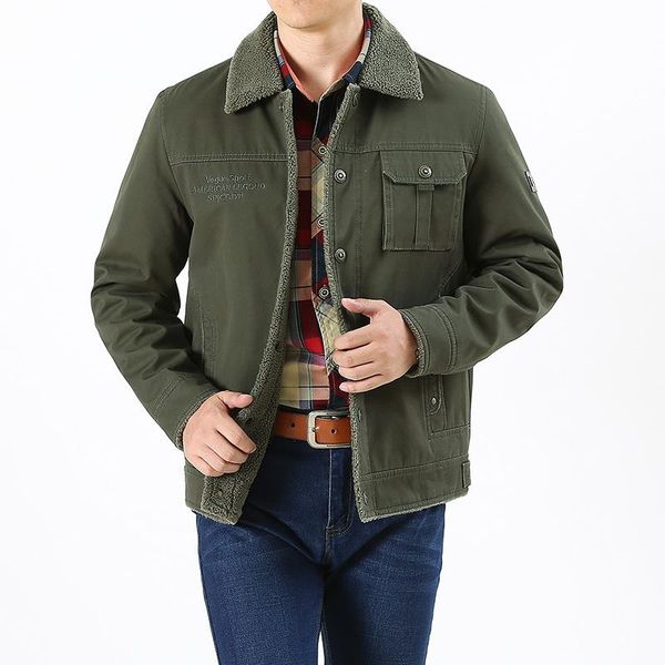 cross border men's clothing winter thickened plush warm cotton fashionable men's lapel cotton jacket 6631, Black
cross border men's clothing winter thickened plush warm cotton fashionable men's lapel cotton jacket 6631, Black