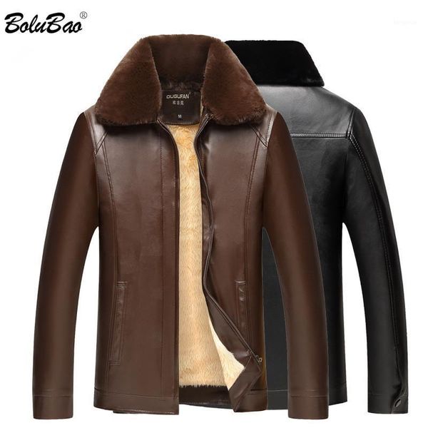 bolubao new men's fur collar leather jacket fashion winter fleece leather jackets casual male warm waterproof jackets coats1, Black
bolubao new men's fur collar leather jacket fashion winter fleece leather jackets casual male warm waterproof jackets coats1, Black