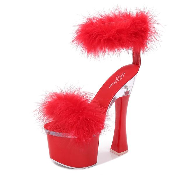 women's skin peep will see high heels 17.5 cm elegant platform shoes party black pink sandals nbh7
women's skin peep will see high heels 17.5 cm elegant platform shoes party black pink sandals nbh7