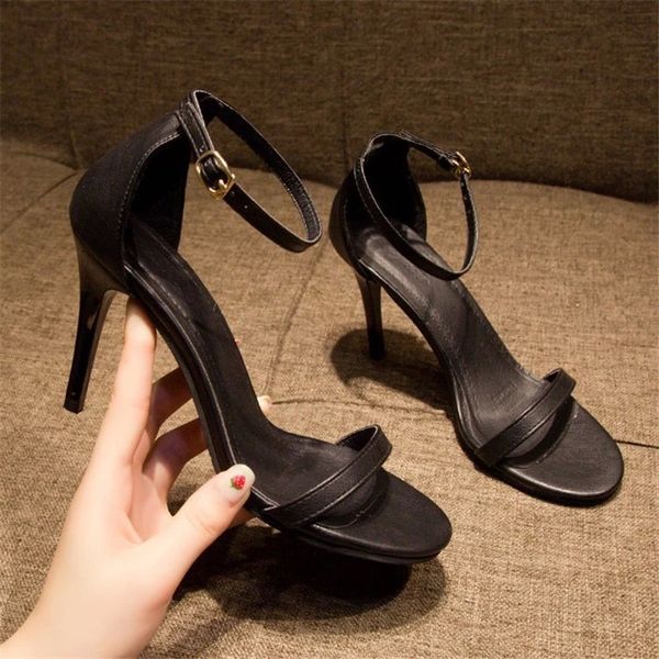 word buckle sandals women 2020 summer new fairy style small wild high heels fine heel fashion shoes women sandals #o80o, Black
word buckle sandals women 2020 summer new fairy style small wild high heels fine heel fashion shoes women sandals #o80o, Black