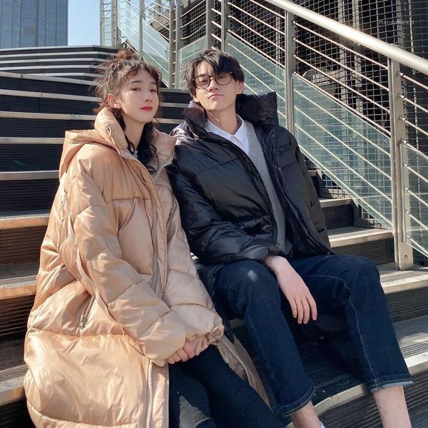 men's down & parkas couple's winter cotton padded jacket coat medium length loose ins thickened skin bread for men1, Black
men's down & parkas couple's winter cotton padded jacket coat medium length loose ins thickened skin bread for men1, Black