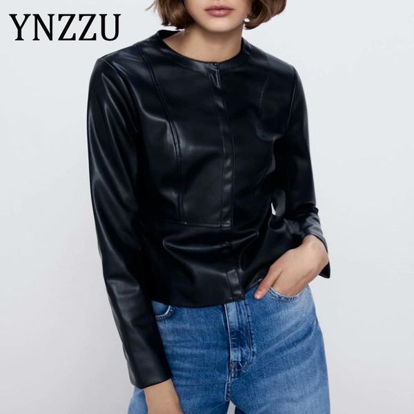 women's leather & faux jacket women pu coat black casual arrival 2021 short streetwear chic outwear ynzzu 9o172
women's leather & faux jacket women pu coat black casual arrival 2021 short streetwear chic outwear ynzzu 9o172
