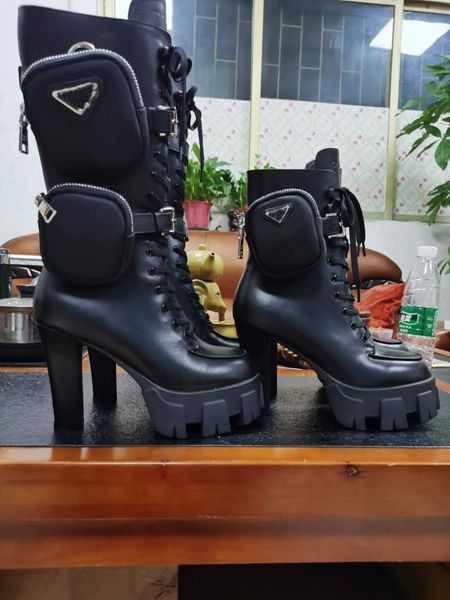high heel platform motorcycle runway fashion pocket bag decor ladies ankle boots winter real leather designer brand shoes women, Black
high heel platform motorcycle runway fashion pocket bag decor ladies ankle boots winter real leather designer brand shoes women, Black
