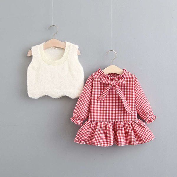 girls' drs fall 2019 two new piece set small lattice boutique q556 47ple2q3, Red;yellow
girls' drs fall 2019 two new piece set small lattice boutique q556 47ple2q3, Red;yellow