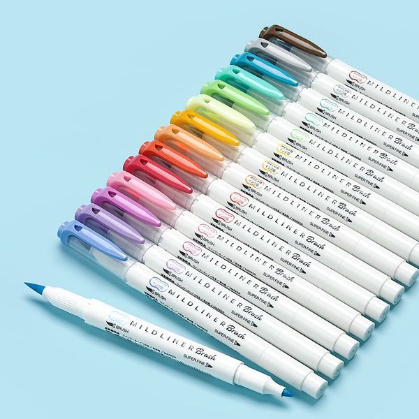 Zebra Mildliner Double Head Brush Markers Caligraphy Pen Soft Brush Pen Oblique Highlighter Pen for Drawing Writing Art Supplies
Zebra Mildliner Double Head Brush Markers Caligraphy Pen Soft Brush Pen Oblique Highlighter Pen for Drawing Writing Art Supplies
