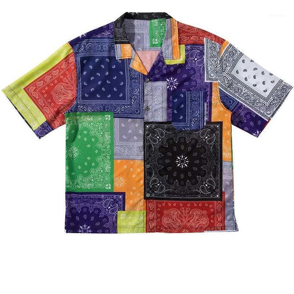 hip hop shirts men color patchwork fashion streetwear 2020 summer holiday outwear casual short sleeve turn-down collar male 1, White;black
hip hop shirts men color patchwork fashion streetwear 2020 summer holiday outwear casual short sleeve turn-down collar male 1, White;black