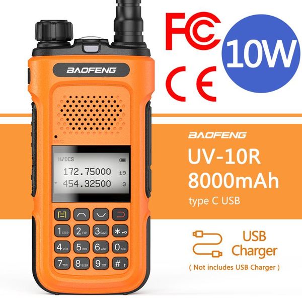 baofeng uv-10r 10w max power walkie talkie radio station with fcc&ce comunicador 30km transceiver upgrade uv-5r bf-9r plus radio
baofeng uv-10r 10w max power walkie talkie radio station with fcc&ce comunicador 30km transceiver upgrade uv-5r bf-9r plus radio