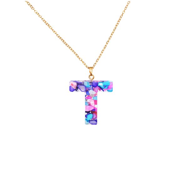24 letters necklace new ins trendy fashion stylish designer colorful resin stone pendant necklace for women girls 60cm, Silver
24 letters necklace new ins trendy fashion stylish designer colorful resin stone pendant necklace for women girls 60cm, Silver