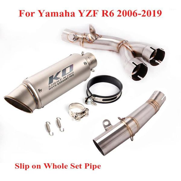 motorcycle exhaust system r6 slip on muffler pipe connector mid link for yzf yzf600 2006-20211
motorcycle exhaust system r6 slip on muffler pipe connector mid link for yzf yzf600 2006-20211