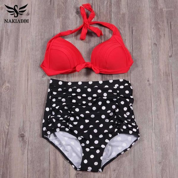nakiaeoi 2020 new summer bikinis women swimsuit high waisted bathing suits push up bikini set dot plus size swimwear s~4xl1, White;black
nakiaeoi 2020 new summer bikinis women swimsuit high waisted bathing suits push up bikini set dot plus size swimwear s~4xl1, White;black