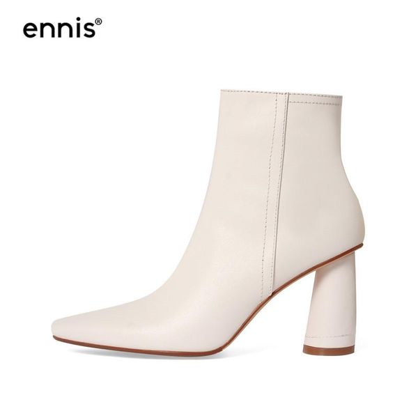 ennis genuine leather ankle boots with high heels women pointed boots zipper shoes round high heel short winter new a0110, Black
ennis genuine leather ankle boots with high heels women pointed boots zipper shoes round high heel short winter new a0110, Black