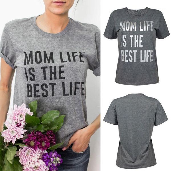 wholesale- new women ladies clothing t-shirts mom life is the life fashion short sleeve t shirt gift for mom awesome1, White
wholesale- new women ladies clothing t-shirts mom life is the life fashion short sleeve t shirt gift for mom awesome1, White