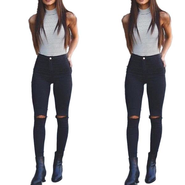 women's jeans 2021 fashion destroyed ripped distressed high waist hole stretchy skinny denim pants solid, Blue
women's jeans 2021 fashion destroyed ripped distressed high waist hole stretchy skinny denim pants solid, Blue
