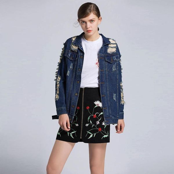 nice women basic coats autumn and winter women denim jacket vintage frayed long sleeve casual cowboy denim pockets cardigan coat, Black;brown
nice women basic coats autumn and winter women denim jacket vintage frayed long sleeve casual cowboy denim pockets cardigan coat, Black;brown