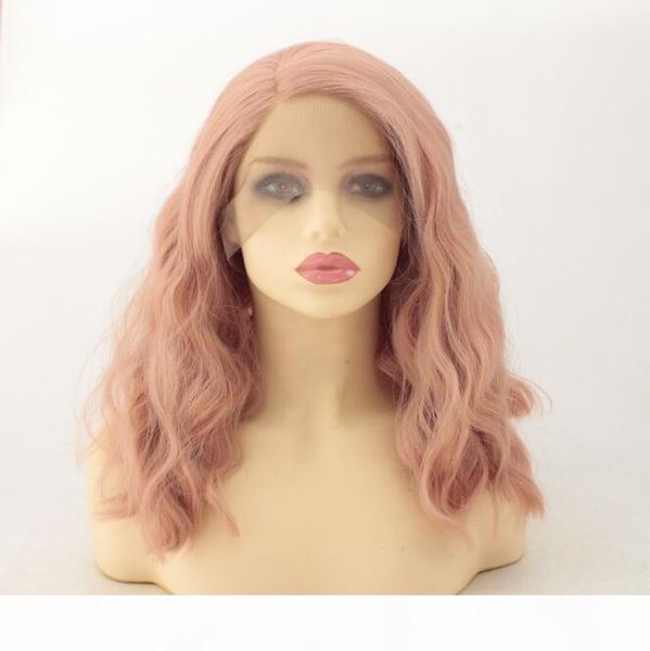 selling ladies pink curly hair wig the est europe and america lace front hair wig resistant synthetic hair wig for women, Black
selling ladies pink curly hair wig the est europe and america lace front hair wig resistant synthetic hair wig for women, Black