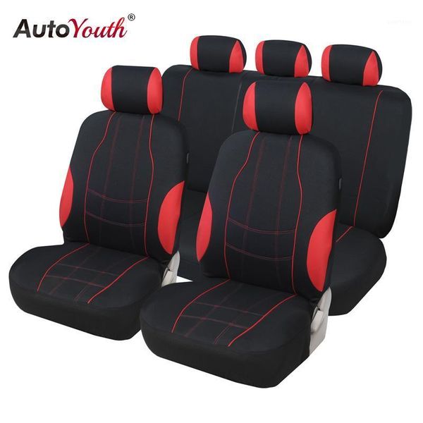 autoyouth car seat covers full set 100% breathable with 3 mm composite sponge inside airbag compatible for cars black and red1
autoyouth car seat covers full set 100% breathable with 3 mm composite sponge inside airbag compatible for cars black and red1