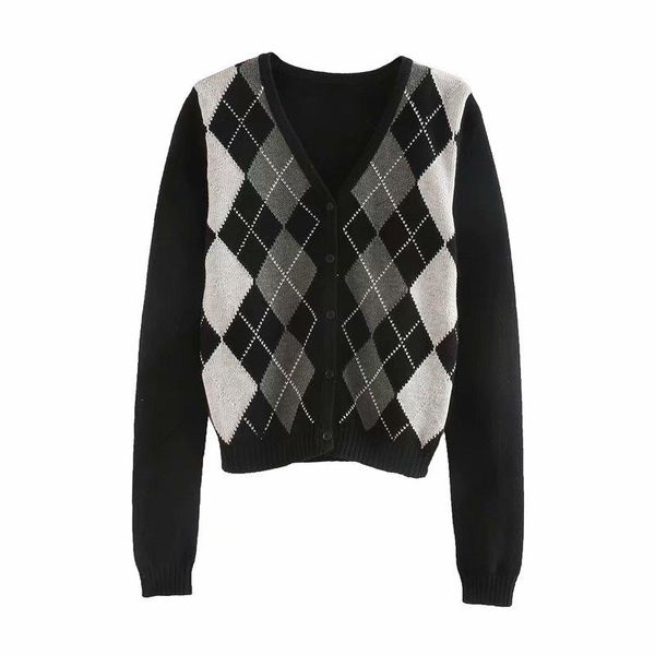 2020 sweater female knitted cardigan women's sweater autumn coat korean button knitted women retro printed cardigan, White
2020 sweater female knitted cardigan women's sweater autumn coat korean button knitted women retro printed cardigan, White