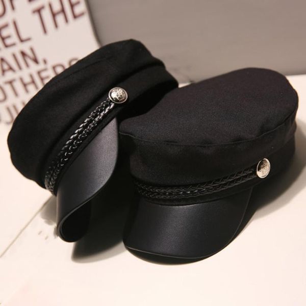 wide brim hats fashion women men hat spring autumn sailor black ladies beret caps flat captain cap travel cadet octagonal, Blue;gray
wide brim hats fashion women men hat spring autumn sailor black ladies beret caps flat captain cap travel cadet octagonal, Blue;gray