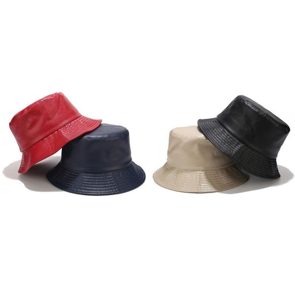 artificial leather wide brim bucket hat simple matte solid color harajuku hip hop sunscreen panama fisherman cap, Blue;gray
artificial leather wide brim bucket hat simple matte solid color harajuku hip hop sunscreen panama fisherman cap, Blue;gray