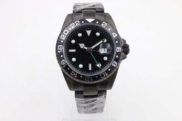 super cool samurai gmt luxury classic mens sports watch 40mm black dial real gmt automatic mechanical stainless steel strap sapphire watch, Slivery;brown
super cool samurai gmt luxury classic mens sports watch 40mm black dial real gmt automatic mechanical stainless steel strap sapphire watch, Slivery;brown