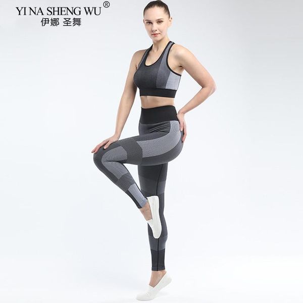 yoga outfits set women fitness clothing sportswear woman high waist tight pants gym leggings padded push-up sports bra 2 pcs suit, White;red
yoga outfits set women fitness clothing sportswear woman high waist tight pants gym leggings padded push-up sports bra 2 pcs suit, White;red
