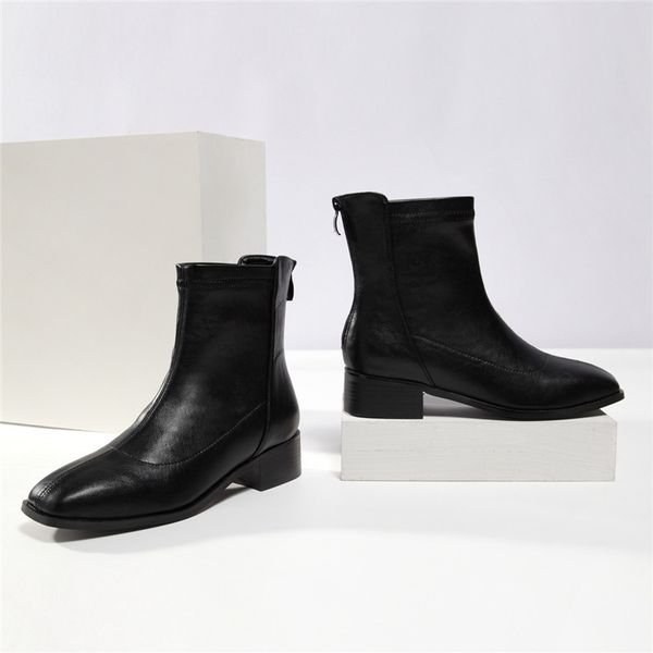 2020 autumn fashions ladies comfortable black flat plutonium leather with zipper women's short boots big 35-42s ouf7
2020 autumn fashions ladies comfortable black flat plutonium leather with zipper women's short boots big 35-42s ouf7