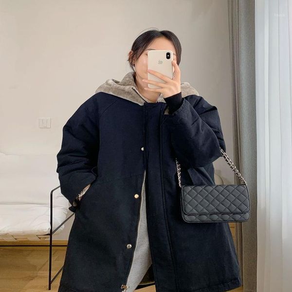 2020 new winter fashion ladies coat casual women overcoat thicken loose solid color female outerwear1, Black
2020 new winter fashion ladies coat casual women overcoat thicken loose solid color female outerwear1, Black