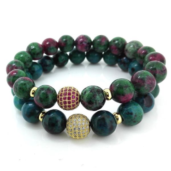 charm bracelets kejialai 2021 10mm zoisite stone beads bracelet gold color brass micro pave cubic zirconia fit men women gift, Golden;silver
charm bracelets kejialai 2021 10mm zoisite stone beads bracelet gold color brass micro pave cubic zirconia fit men women gift, Golden;silver