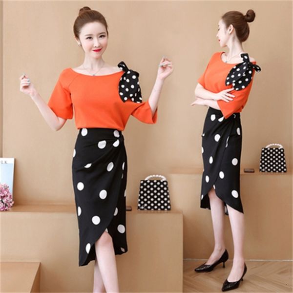 dot two pieces and skirt chiffon female sets of clothes with skirts women's summer suits vkho, White
dot two pieces and skirt chiffon female sets of clothes with skirts women's summer suits vkho, White